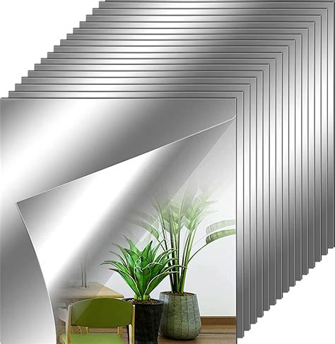 Flexible Mirror Sheets Self Adhesive Non Glass Mirror Tiles