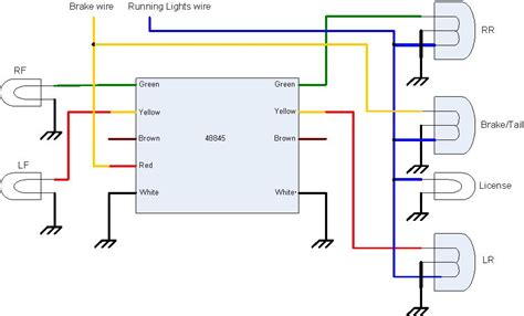 Led Tail Lights Wiring Diagram Led Tail Light Wire Colors Ford Truck