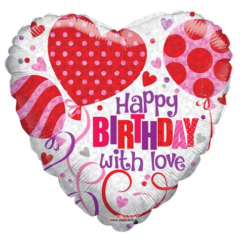 Buy 18 Happy Birthday With Love Balloons For Only 08 Usd By