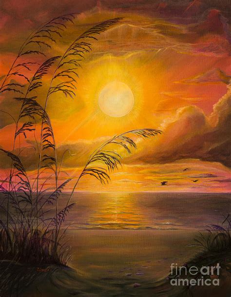 Everyday Sunrise Painting By Zina Stromberg Fine Art America