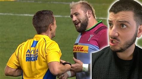 NFL Fan Reacts To RUGBY REFEREES RESPECT GREATEST PLAYER INTERACTIONS