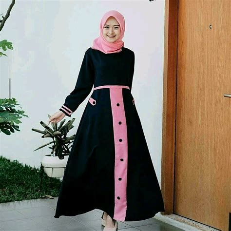 Jual Dress Maxi Gamis Hijab Blouse Tunik Busana Muslim Wanita Baju