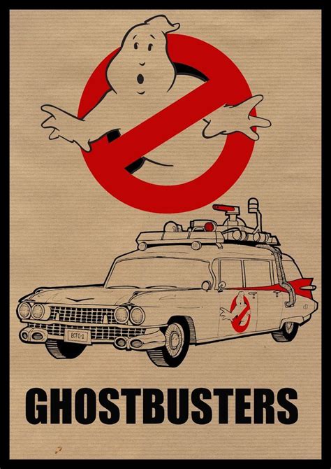 ghostbusters retroposter vintage posters fotowand collage