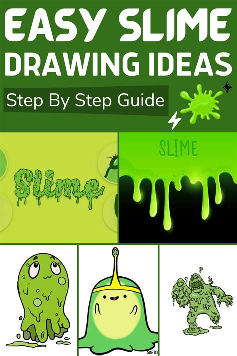 Slime Drawing Ideas How To Draw Slime Diyncrafty