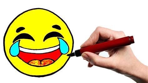 How To Draw A Laughing SmileyemojiКак Нарисовать Смеющийся Смайлик