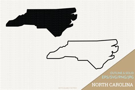 North Carolina Vector Nc Svg By Noticeably Noted