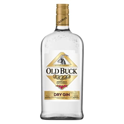 Old Buck Dry Gin 750ml Bottle Gin Spirits And Liqueurs Drinks Shoprite Za