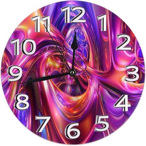 Kncsru Universe Abstract Line Vortex Reloj De Pared Relojes Decorativos