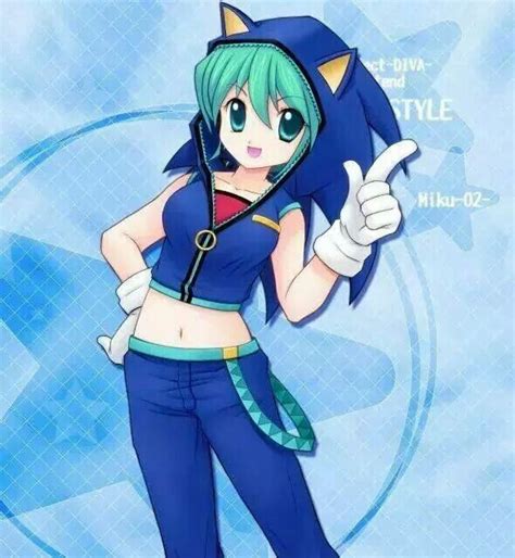 18 Best Sonic And Miku Images On Pinterest Hatsune Miku Hedgehog And
