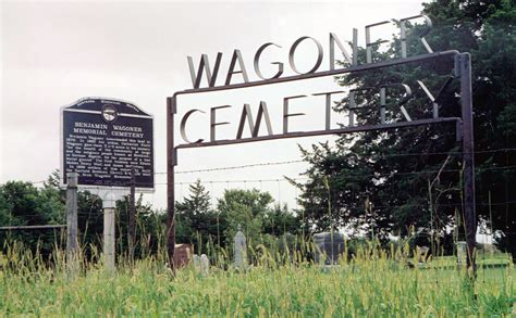 Nebraska Historical Marker Benjamin Wagoner Memorial Cemetery E