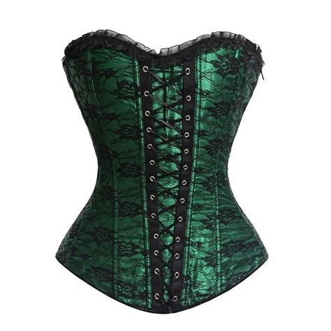 Black Lace Top Cheap Casual Style Sexy Corsets Vintage Strapless Slimming Lace Up Corset And