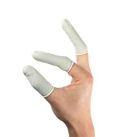 Disposable Latex Finger Cots 200pcs Large Anti Static Rubber Fingertips Ebay