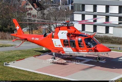 Hb Zrw Rega Swiss Air Ambulance Agusta Westland Aw109 Sp Da Vinci At