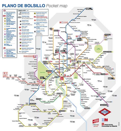 Mapa De Metro De Madrid