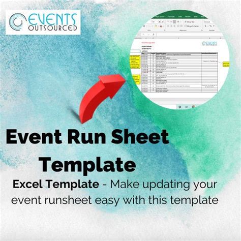 Event Run Sheet Template Etsy