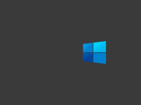 800x600 Windows 10 Dark Logo Minimal 800x600 Resolution Wallpaper Hd