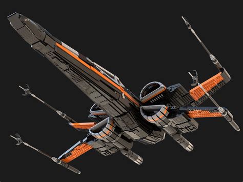 The T 70 X Wing Of Poe Damerons Dreams The Brothers Brick The