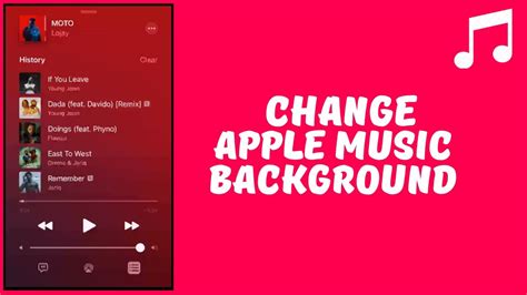 How To Customize Apple Music Background Youtube