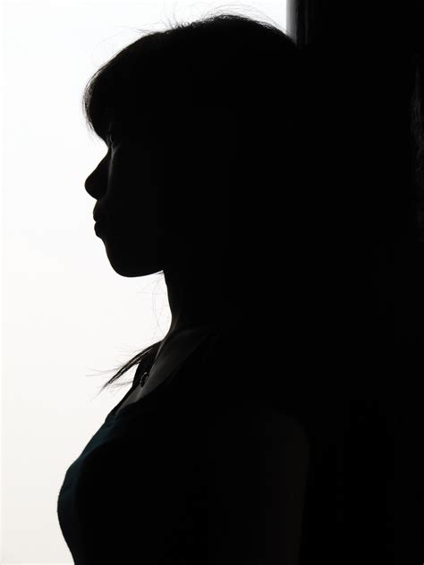 Free Images Silhouette Black And White Girl Woman Female Asian