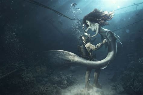 There is no such thing as a real mermaid. This Render Is So Realistic That You Might Think Mermaids Are Real | Gizmodo Australia