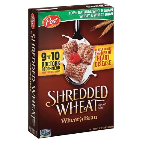 Post Shredded Wheat N Bran Cereal Shop Cereal At H E B