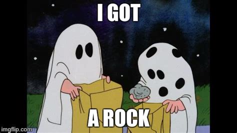Charlie Brown Halloween Rock Imgflip