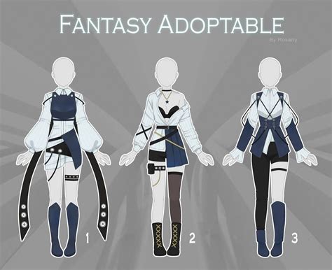 OPEN ADOPTABLE Fantasy Outfit By Rosariy On DeviantArt Fantasy Clothing Fashion