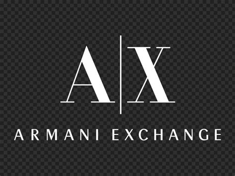 Armani Exchange White Logo Free Png Citypng