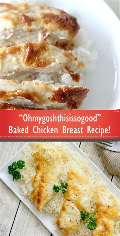 The breaded chicken is covered in cheddar cheese, baked, then topped with cheese sauce. "Ohmygoshthisissogood" Baked Chicken Breast Recipe! - Best easy cooking