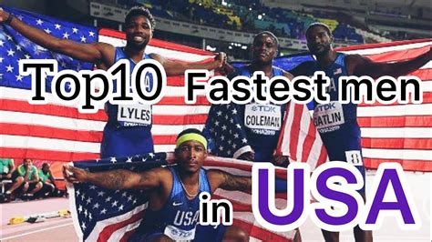 Top Fastest M Sprinters In America Youtube