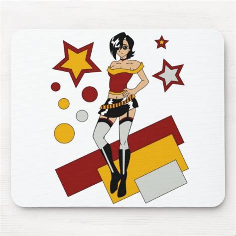 Emo Pin Up Mouse Pad Zazzle