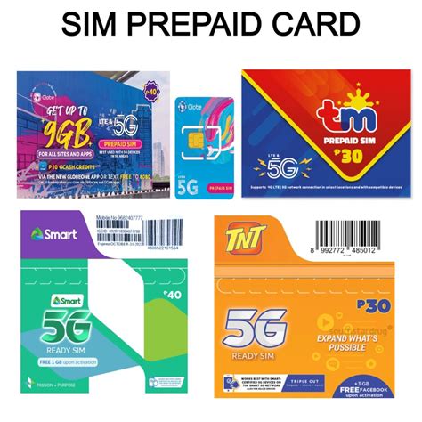 Tm Smart Tnt Globe Lte 5g Ready Sim Sim Card 5g Shopee Philippines