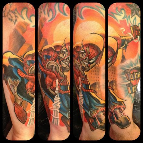 I absolutely love it and it's meaning. Custom marvel's heroes tattoo design - | TattooMagz ...