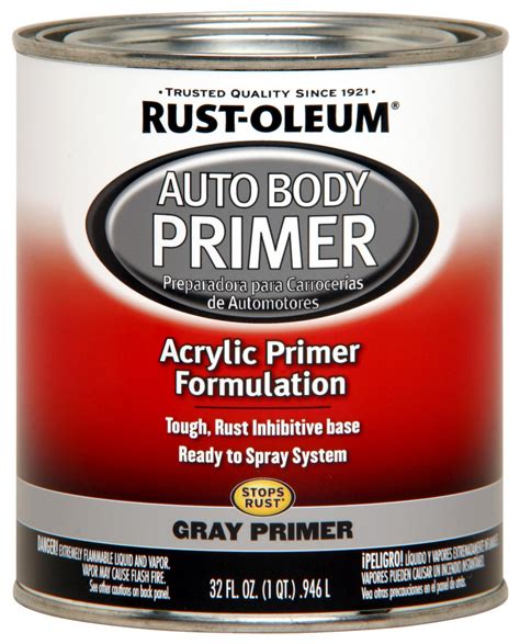 Rust Oleum Acrylic Auto Body Primer 253499 Free Shipping On Orders