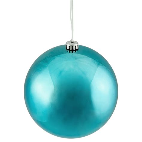 Northlight 8 Shatterproof Shiny Christmas Ball Ornament Blue