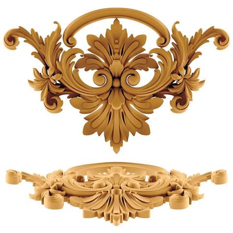 Ornament Ornate Gold Door Handle 3d Model 3d Printable Cgtrader