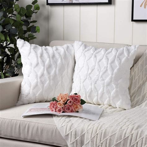 Soft Plush Short Wool Velvet Decorative Throw Pillow Covers Luxury