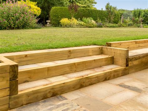 Railway sleeper retaining walls are great alternatives to using bricks, concrete or stone. Wooden Sleepers for Retaining Walls - New Driveway Company