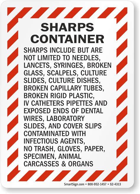 If you don't have one, order a container online or from a check your local health department's website. Sharps Container Printable Labels - 34 Printable Sharps ...