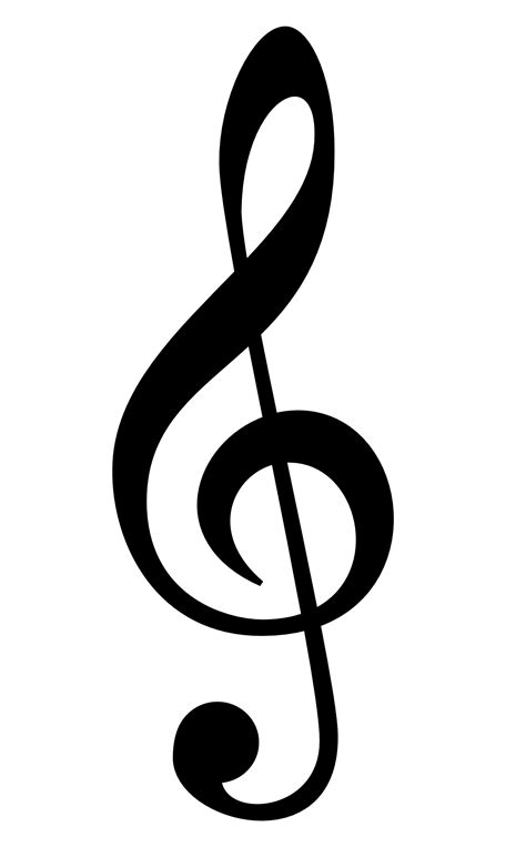 Large Image Of Treble Clef Music Notes Drawing Music Tattoos Music