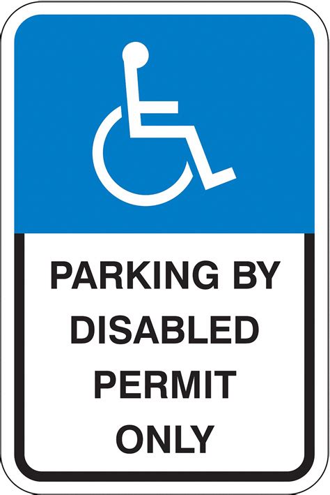 Lyle Parking By Disabled Permit Only Parking Sign Sign Legend Parking