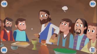 Short funny stories for children to teach values which help them to lead a good life and also develop their imaginative skills vocabulary skills and concentration. Bible App for Kids - #29 A Goodbye Meal - The last Supper ...