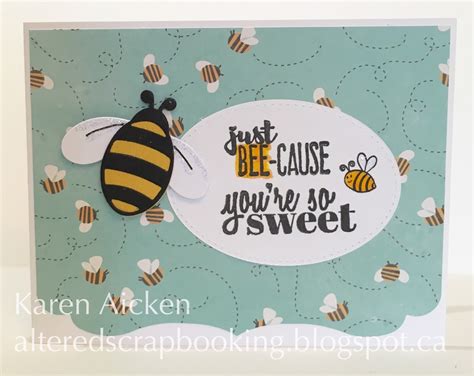 Maybe you would like to learn more about one of these? Altered Scrapbooking: Hap'bee' Birthday Card