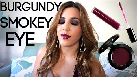 Burgundy Smokey Eye Ft Mac Its A Strike Youtube