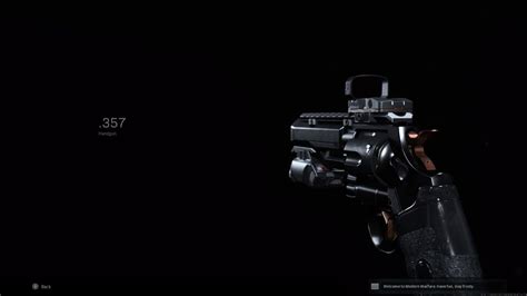 Xrk 357 Handgun Blueprint Call Of Duty Modern Warfare Youtube