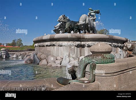 Copenhagen Denmark Gefion Fountain Designed By Anders Bundgaard1864