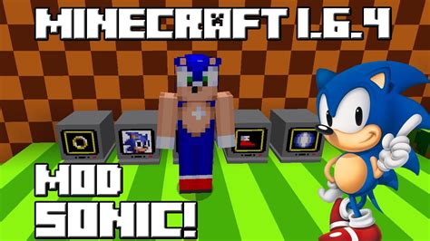 Minecraft 164 Mod Sonic Youtube