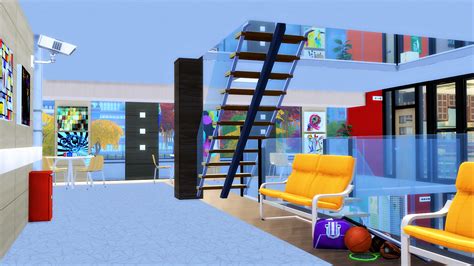 Sim House Design Workshop Sims 4 Rainbow High School 七彩中学
