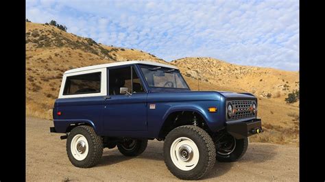 Icon New School Br 52 Restored And Modified Ford Bronco Youtube