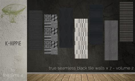 K Hippie Sims 4 7 Black Walls Seamless Sims 4 Cc Finds